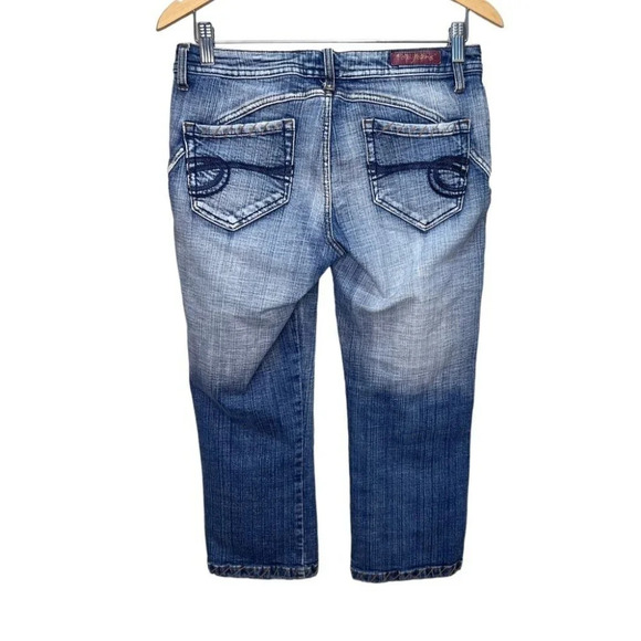 Y2K Foxy Jeans Cropped Straight Leg Jeans Size 29 - Picture 2 of 11